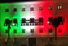 Emergenza, covid-19: Vescovado e Torre Angioina diventano un Tricolore di speranza