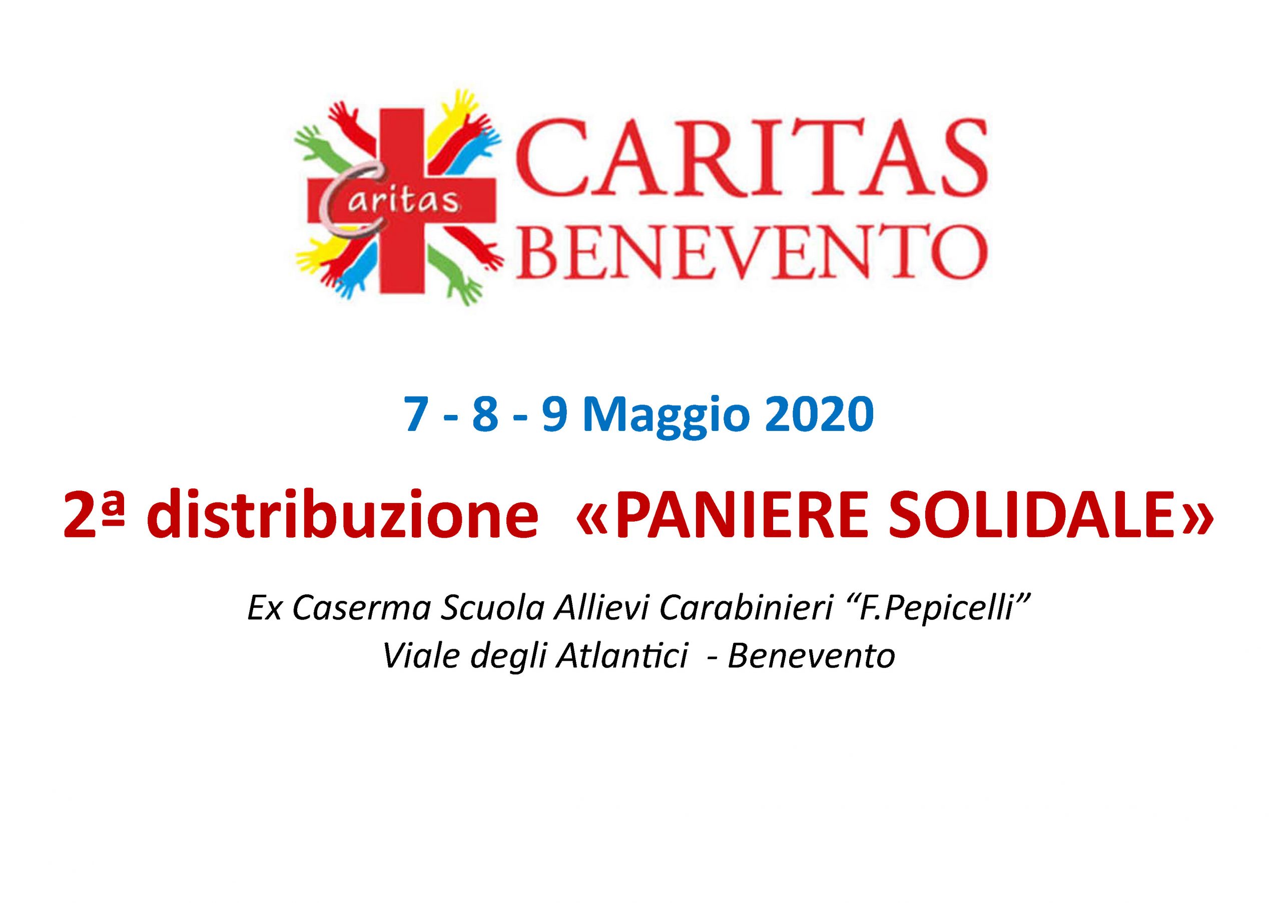 Benevento| Caritas, al via la 2^ distribuzione del “Paniere Solidale”