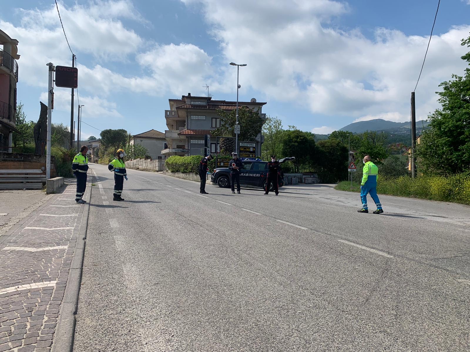 Torrecuso| 25 Aprile,controlli anti-covid all’ingresso del paese