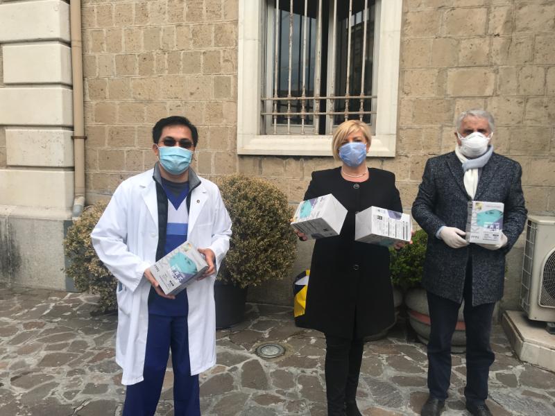 Benevento| Il Consiglio comunale dona 350 mascherine all’ospedale Fatebenefratelli