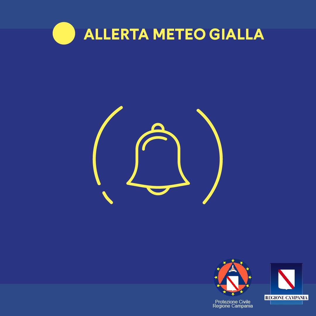 Temporali e vento, allerta gialla per domani