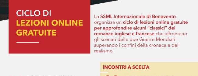 Benevento| Grande partecipazione ai Cicli di lezioni online promossi dalla SSML Internazionale