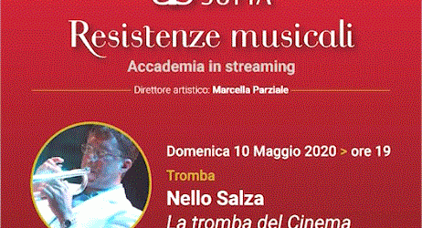 Benevento| Accademia Santa Sofia, domenica 10 maggio torna il concerto streaming di Nello Salza e “La Tromba del cinema”