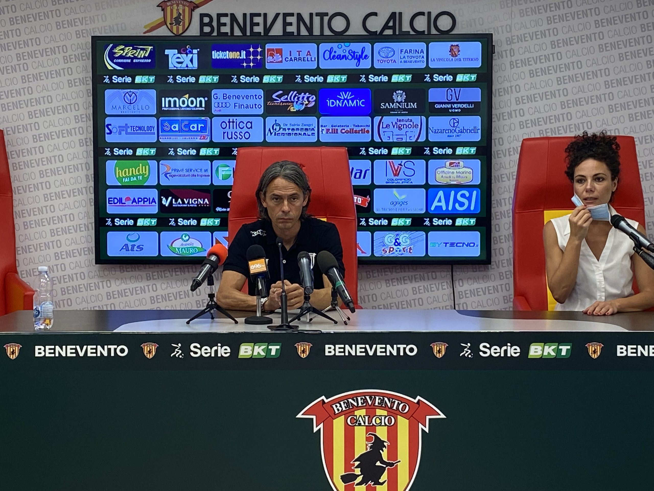 Benevento, Inzaghi: “Conquistiamo la A il prima possibile. Dopo il buio tornerà a splendere il sole”