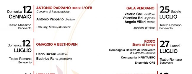 Ritorna l’Orchestra filarmonica al Teatro Romano: si parte il 12 Luglio con “Omaggio a Beethoven”