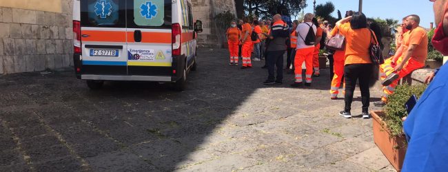 Benevento| Esaf, una macchia arancione alla Rocca