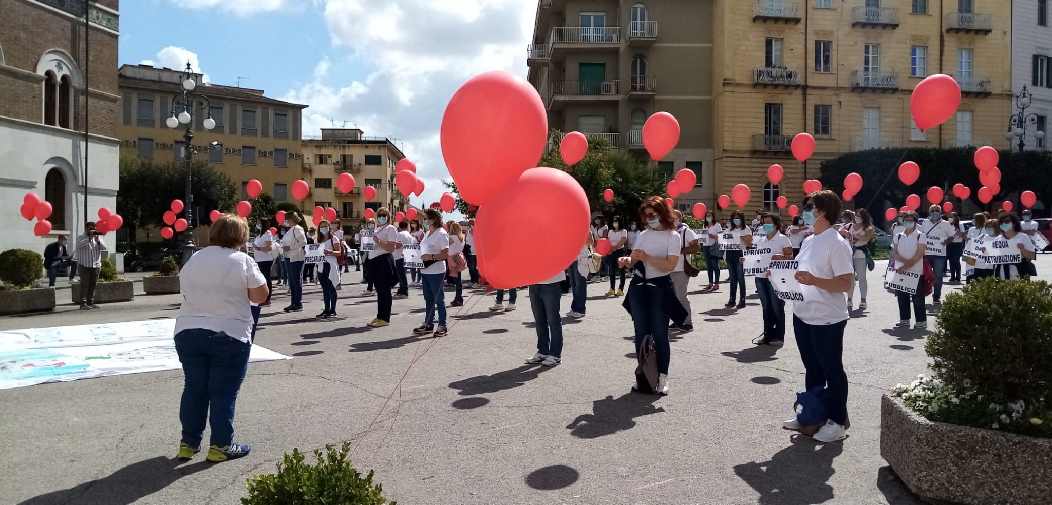 Gli infermieri beneventani scendono in piazza: noi esistiamo!