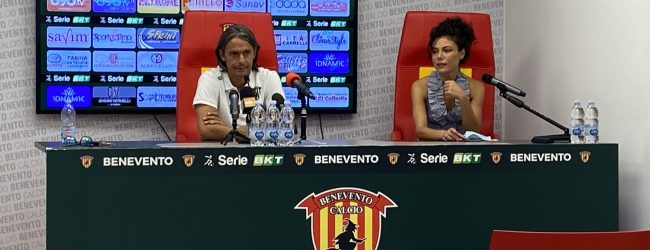 Benevento, Inzaghi: “A Frosinone antipasto di Serie A. Puntiamo su Moncini, per Remy non è detta l’ultima parola”