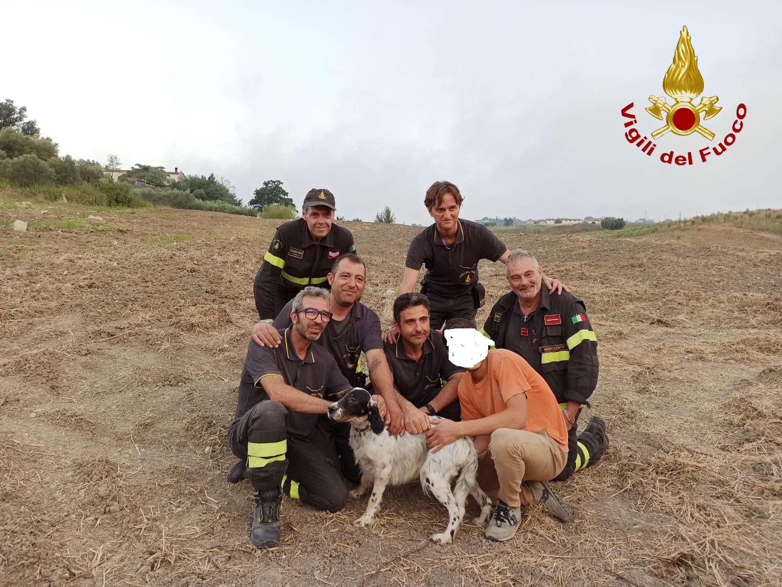 Fragneto Monforte| Vigili del Fuoco salvano cane finito in un tunnel