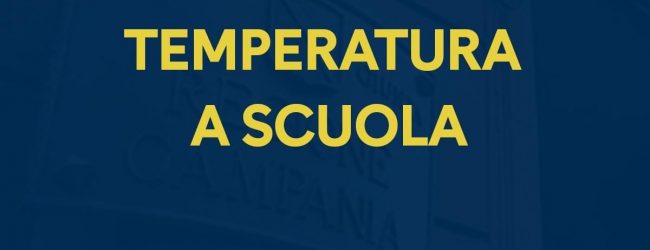 Covid-19, la Regione Campania opta per il controllo della temperatura a scuola