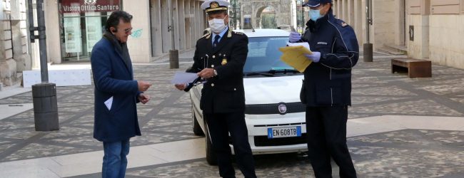 Benevento| Controlli anti-covid, Municipale sanziona un 56enne. Bosco: nei luoghi e locali aperti al pubblico e’ obbligatorio l’uso della mascherina