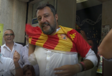 Benevento| Salvini e la maglia giallorossa, il mondo social ‘indignato’:senza vergogna!