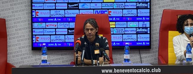 Benevento, Inzaghi: “Vogliamo ribaltare i pronostici. Dimenticate la Serie A di tre anni fa, siamo la squadra dei record”