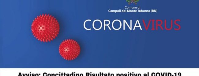 Covid-19, secondo positivo a Campoli del Monte Taburno