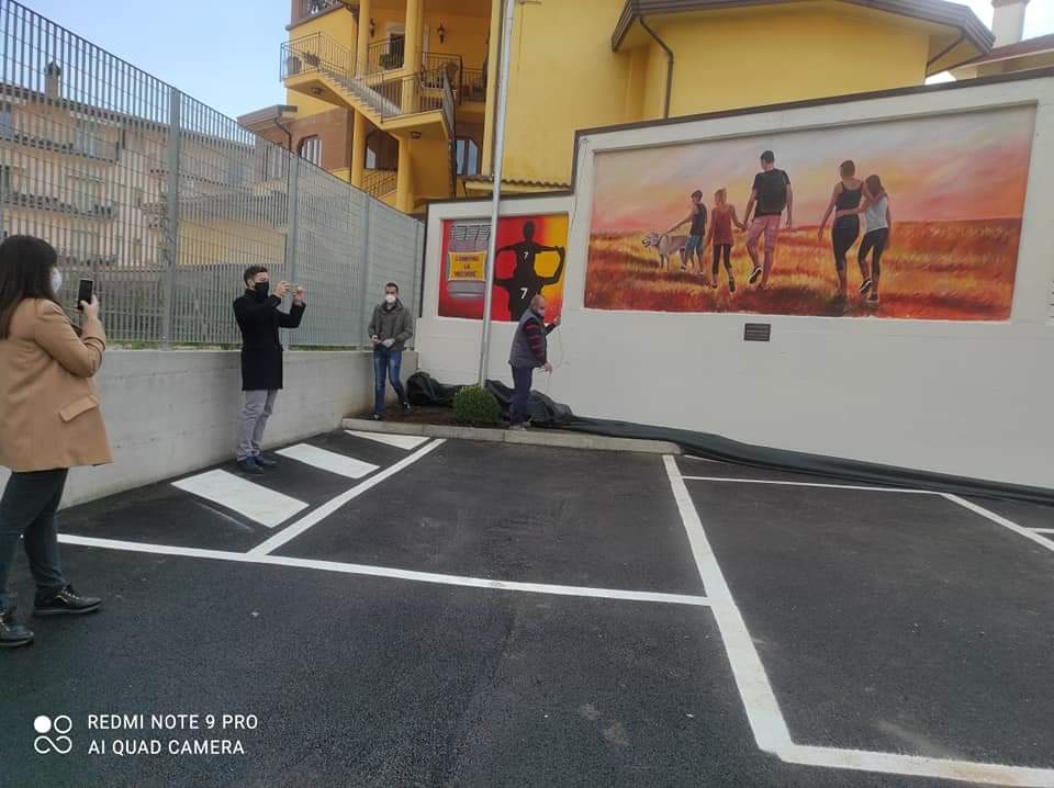 San Giorgio del Sannio| I murales dedicati agli operatori sanitari