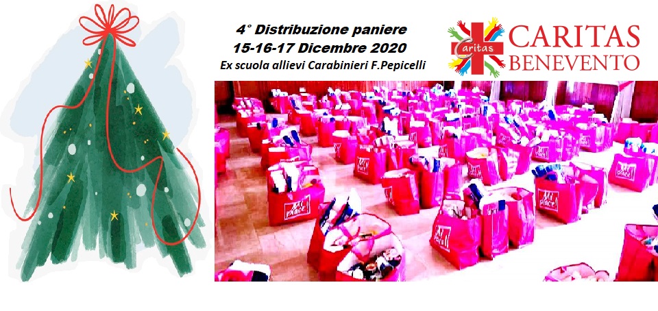 Benevento| Caritas, dal 15 al 17 dicembre la quarta distribuzione del “paniere alimentare”