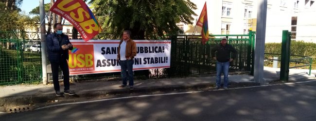 Benevento| L’Usb scende dinanzi al ‘San Pio’: assunzioni stabili e sanita’ pubblica