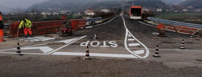 Apice| Ultimati i lavori di ricostruzione sul S.P. 27 del ponte Ufita