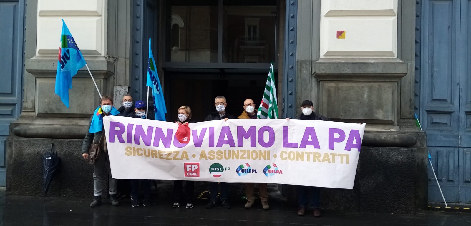 Benevento| ‘Rinnoviamo la PA’, a Benevento scende in piazza il pubblico impiego