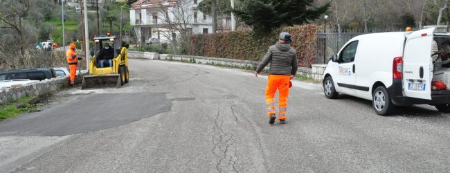 Cautano| Il Presidente Di Maria effettua sopralluoghi lungo le strade provinciali. Sindaco Gisoldi: sviluppo e la crescita del paese