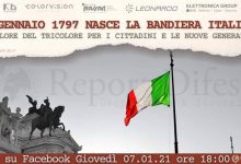 Benevento| Associazione Guerra di Liberazione, 224esima festa del Tricolore: convegno online sulla nascita della Bandiera italiana