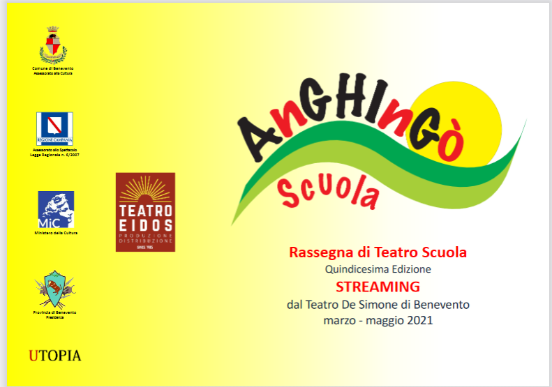 Benevento|Al via ‘AnGHInGò Scuola, la storica rassegna per studenti organizzata dalla compagnia Teatro Eidos