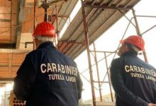 Controlli nel settore edile, sanzioni del Nucleo Carabinieri Ispettorato del Lavoro Benevento