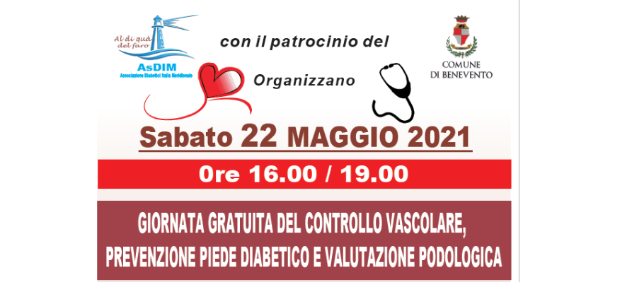 Asdim, sabato tornano gli screening gratuiti per i diabetici con il prof. Bruno Amato