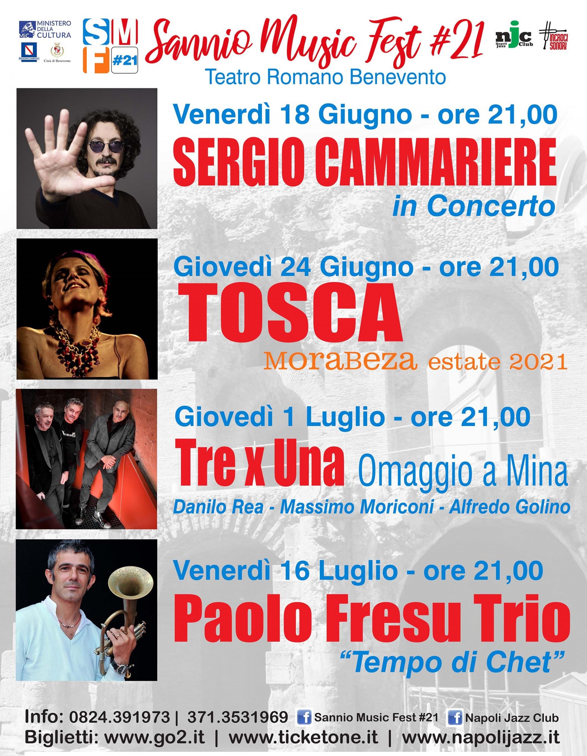 Al Teatro Romano la rassegna musicale ‘Sannio Music Fest  #21’