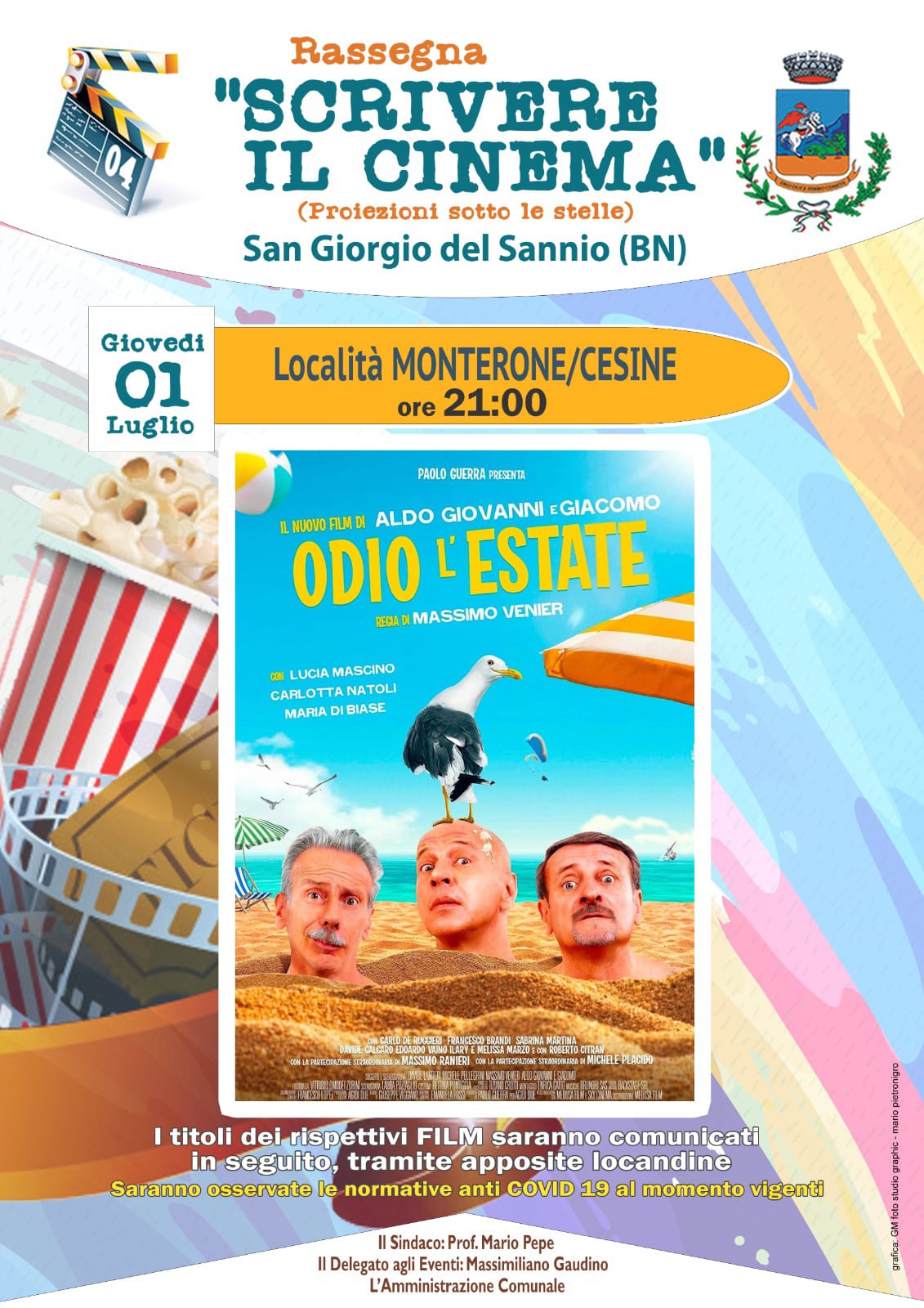 San Giorgio del Sannio, la rassegna ‘SCRIVERE il CINEMA” dedicato al regista scomparso Assanti 