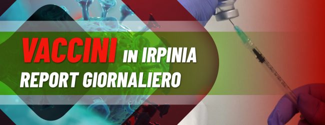 Vaccini anti-covid in Irpinia, ieri somministrate 3.402 dosi