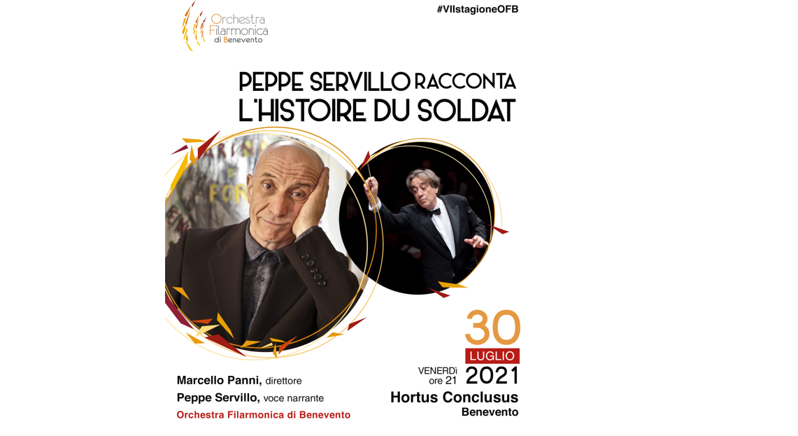 Benevento|OFb: Beppe Servillo racconta ‘l’Histoire du soldat’