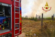 Incendio sul raccordo autostradale Avellino-Salerno, pronto intervento dei Vigili del Fuoco