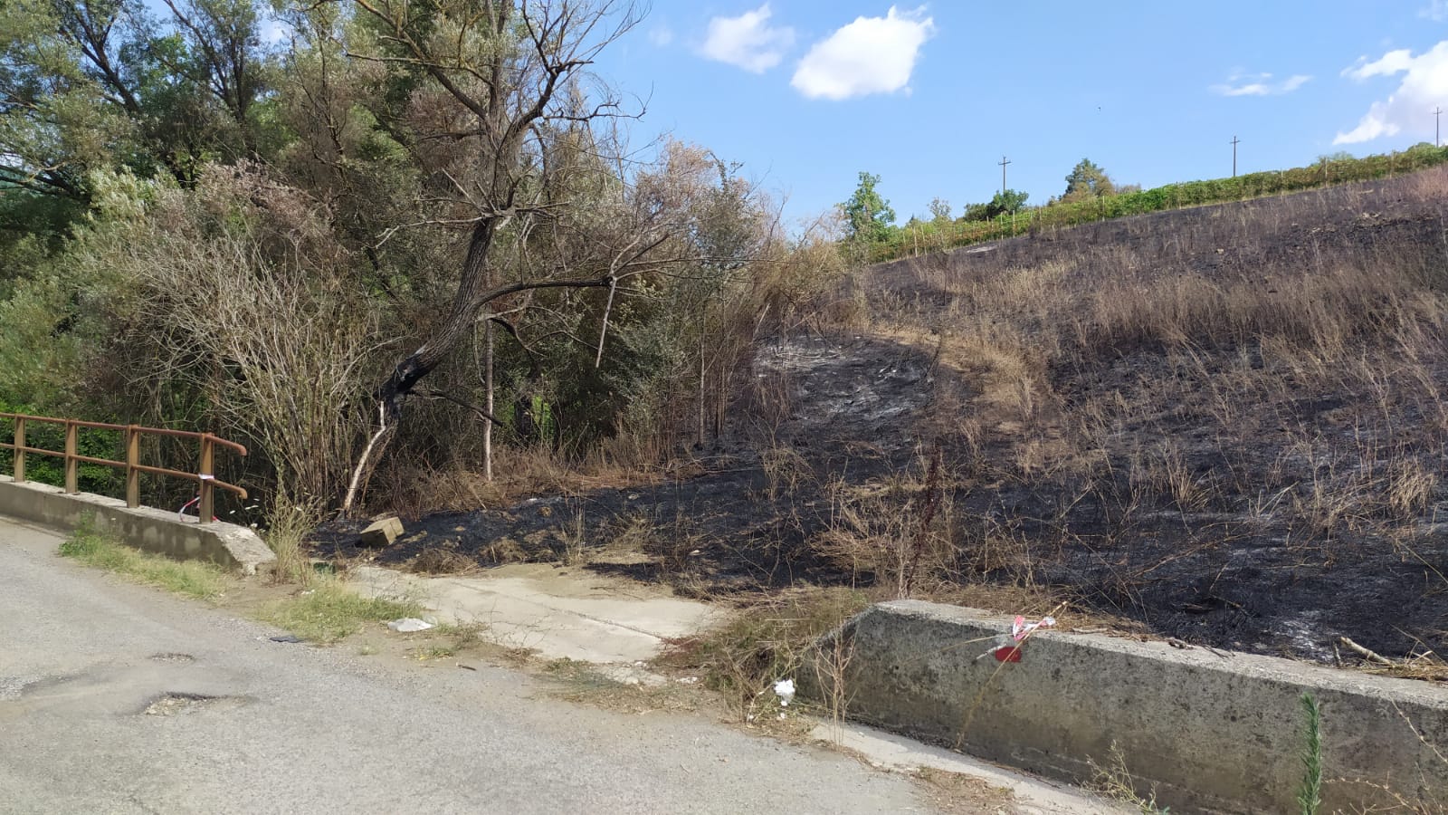 Scomparsa Alfonso: un incendio infittisce il mistero