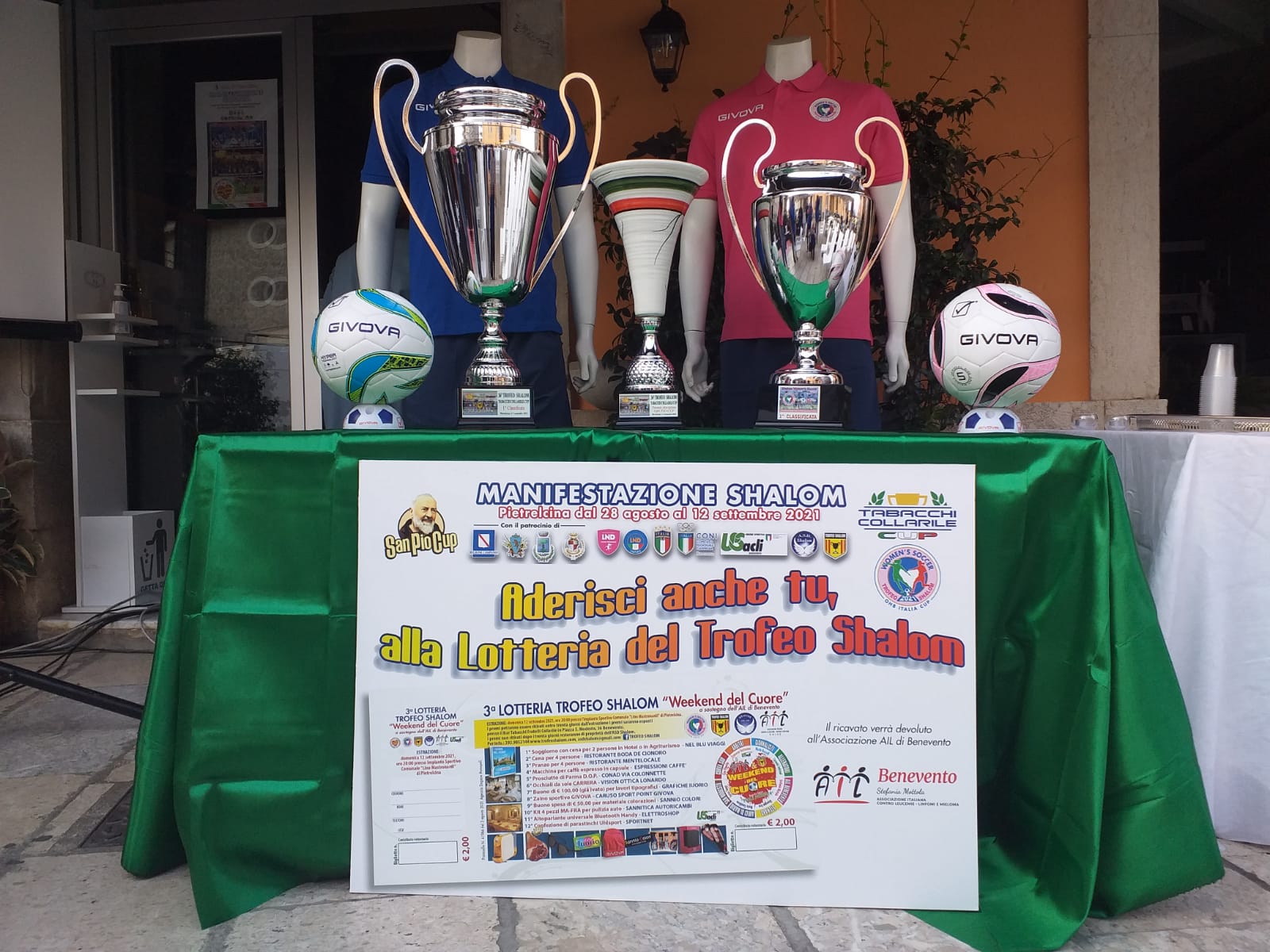 Pietrelcina ospitera’ il Trofeo Shalom