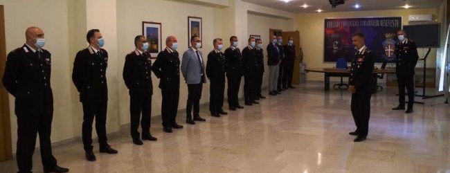 Il Generale di Divisione Maurizio Stefanizzi in visita di commiato al Comando Provinciale di Benevento