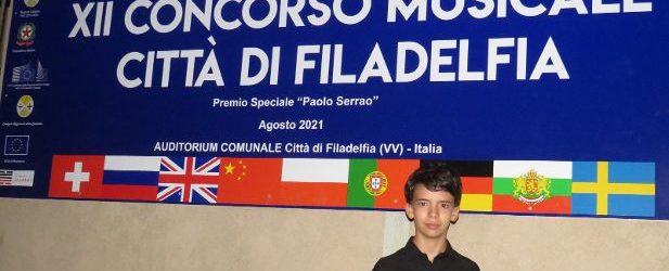 Musica, Salvatore Ruggiero vince il “Città di Filadelfia-Premio speciale Paolo Serrao”