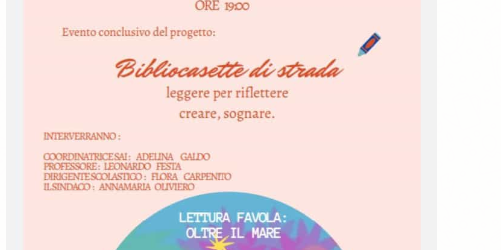 A Torrioni il progetto “Bibliocasetta di strada Leggere per… riflettere, creare, sognare “