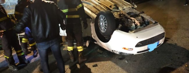 San Lorenzello: si ribaltano con auto, ferite due sorelle