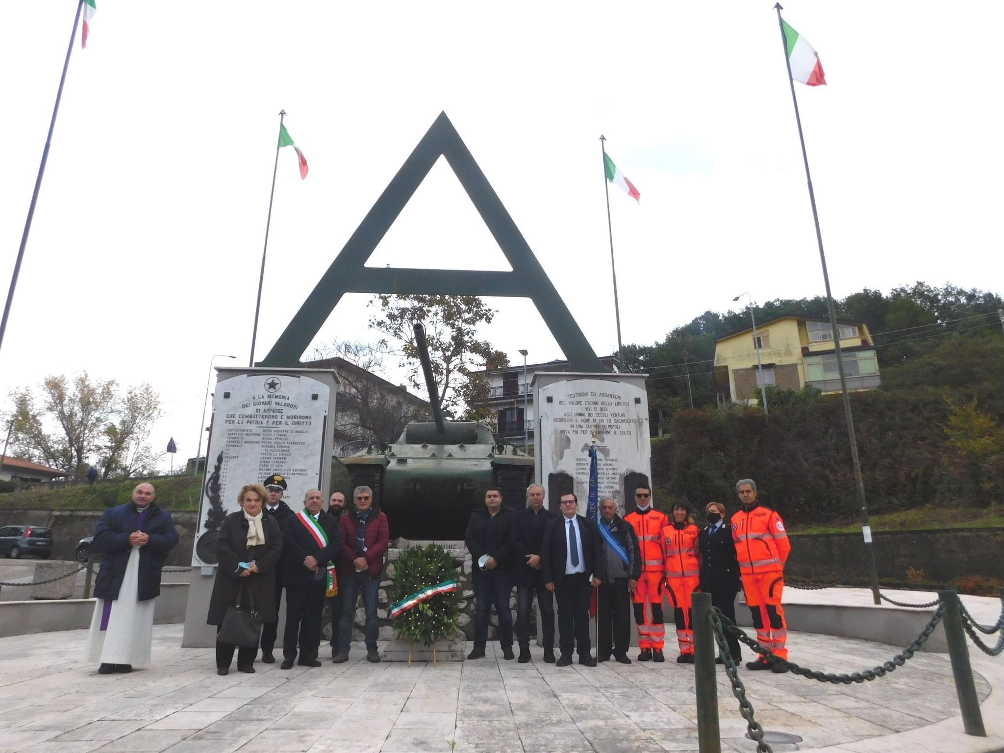 Ad Arpaise celebrata la giornata delle Forze Armate e dell’Unità Nazionale