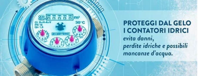 Gesesa, ricordiamo di proteggere i contatori dalle basse temperature