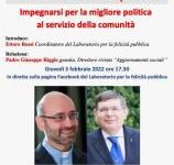 Laboratorio per la Felicità Pubblica, il 3 convegno sulla pagina fb