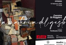 Benevento|Al Museo Arcos la mostra “La Materia del Gesto. Carmine Di Ruggiero”