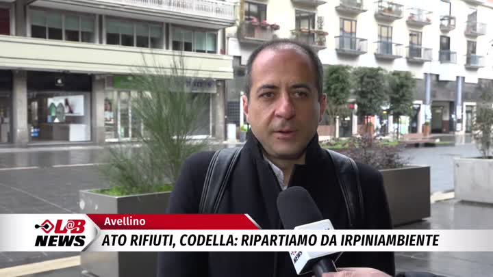 ATO rifiuti, Codella ripartiamo da Irpiniambiente<span class='video_title_tag'> -Video</span>