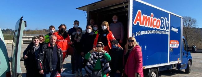 San Leucio del Sannio,  consegnata la prima parte di raccolta di beni di prima necessità in favore della popolazione colpita dalla guerra