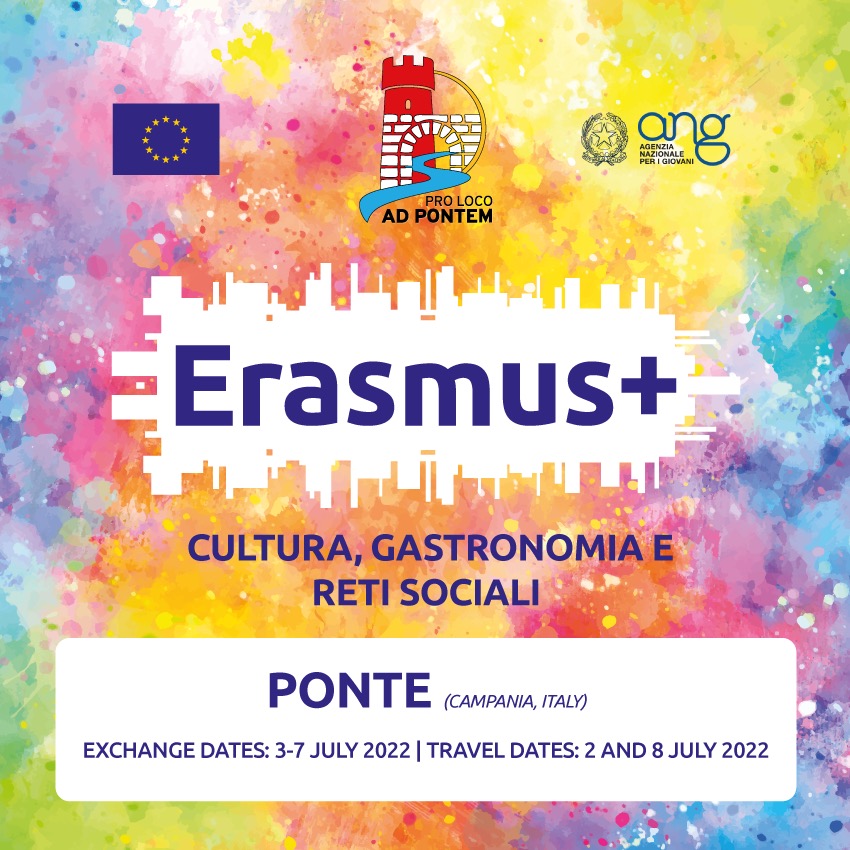 Erasmus, “Cultura, gastronomia e reti sociali”: la Pro Loco Ad Pontem vincitrice del progetto