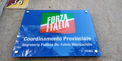 Crisi Provincia, venerdi Forza Italia convoca la segreteria provinciale