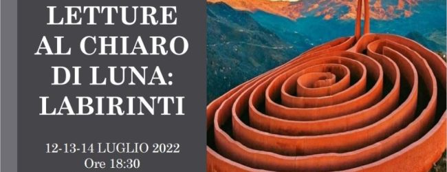 Convitto Nazionale, al via la tre giorni della kermesse “Letture al chiaro di luna: labirinti”