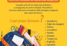 Benevento| “Zaino sospeso”, da domani fino a lunedi raccolta solidale di materiale didattico