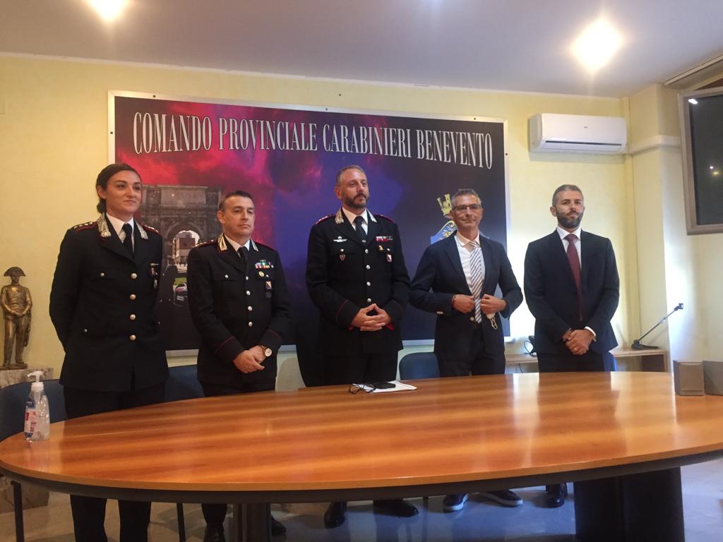 Benevento| Il comandante Germano Passafiume saluta la città